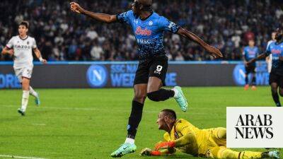 Osimhen fires Serie A leaders Napoli past spirited Bologna