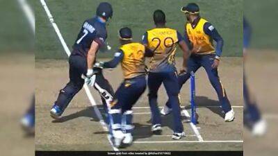 Watch: Sri Lankan Players Concede Silly Overthrow After Big Confusion Between Three Players In T20 World Cup Vs Namibia