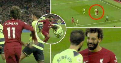 Salah vs Bernardo: Man City man appeared to kick out at Liverpool star