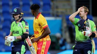 Paul Stirling - Curtis Campher - Mark Adair - Andy Balbirnie - George Dockrell - Harry Tector - Craig Ervine - Sean Williams - Ireland falter at vital moment to lose World Cup opener - rte.ie - Zimbabwe - Ireland - county Tucker