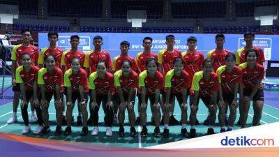 Tim Indonesia - Kejuaraan Dunia Junior 2022: Indonesia Kalahkan Latvia 5-0 - sport.detik.com - Indonesia - Santander - Latvia