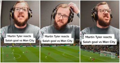 Mohamed Salah goal vs Man City: Martin Tyler's commentary mocked in video