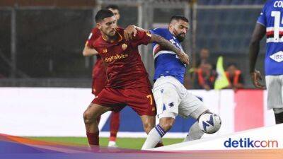 Jose Mourinho - Rui Patricio - Tammy Abraham - Lorenzo Pellegrini - As Roma - Sampdoria Vs Roma: Penalti Pellegrini Menangkan I Lupi - sport.detik.com