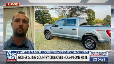 Arkansas man files lawsuit after golf club withdraws hole-in-one prize: 'They said we're out of luck'