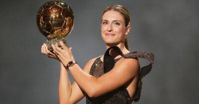 Barcelona’s Alexia Putellas wins women’s Ballon d’Or