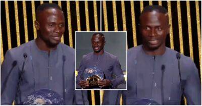 Ballon d'Or 2022: Sadio Mane's acceptance speech was so heartwarming