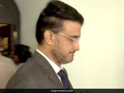 Sourav Ganguly Arrives For BCCI's Annual General Meeting In Mumbai. See Pics