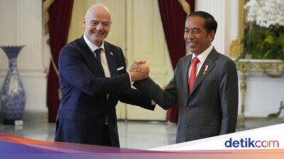 Hasil Pertemuan Jokowi-Presiden FIFA soal Masa Depan Sepak Bola RI