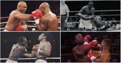 Joe Frazier - Robert Helenius - Lennox Lewis - Mike Tyson - Manny Pacquiao - Muhammad Ali - Marvin Johnson - Tyson, Foreman, Ali, Pacquiao: 50 greatest KOs in boxing ranked - givemesport.com - Usa