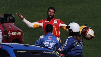 Bubba Wallace suspended one race by NASCAR