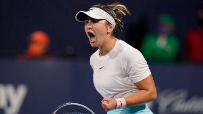 Bouchard, Andreescu earn first-round wins at Guadalajara Open
