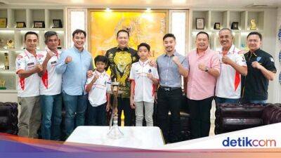 Bambang Soesatyo - IMI Beri Dukungan buat 2 Pebalap Cilik di FIM MiniGP World Series 2022 - sport.detik.com - Indonesia