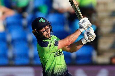 Paul Stirling - Curtis Campher - George Dockrell - Harry Tector - SA-born Curtis Campher smashes Ireland to thrilling T20 World Cup win - news24.com - Scotland - Zimbabwe - Ireland -  Hobart - county Andrew