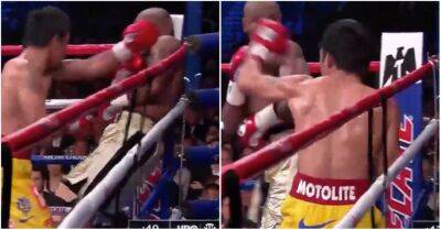 Floyd Mayweather - Manny Pacquiao - Floyd Mayweather 8-punch defensive sequence vs Manny Pacquiao was incredible - givemesport.com -  Las Vegas