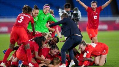 Christine Sinclair - Bev Priestman - With sights set on World Cup title, Canadian women's soccer team will learn groupings in weekend draw - cbc.ca - Spain - Usa - Argentina - Australia - Mexico - Canada -  Tokyo - New Zealand - Morocco