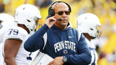 Penn State head coach James Franklin says one tunnel at Michigan Stadium a problem after halftime incident