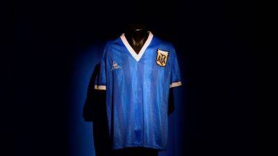 Diego Maradona - Maradona's 1986 World Cup final shirt returns to Argentina - channelnewsasia.com - Qatar - Germany - Usa - Argentina - Mexico - Madrid -  Mexico