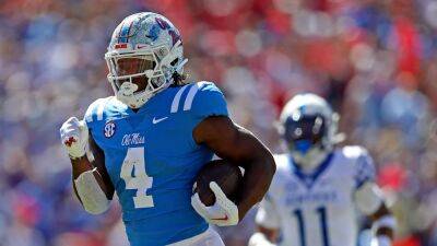 Justin Ford - Will Levis - No. 14 Ole Miss holds off No. 7 Kentucky in win - foxnews.com -  Kentucky - state Mississippi - county Oxford