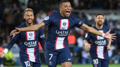 Lionel Messi - Kylian Mbappe - Leo Messi - Kasper Schmeichel - Christophe Galtier - Hugo Ekitike - Paris Saint-Germain - Kylian Mbappe Comes Off Bench To Steer PSG To Victory After Lionel Messi Special - sports.ndtv.com - France