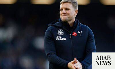 Eddie Howe - Callum Wilson - Sean Longstaff - Miguel Almiron - As Roma - VAR controversy fails to take gloss off Newcastle victory for manager Howe - arabnews.com - Britain - Egypt - Bahrain -  Newcastle - Paraguay
