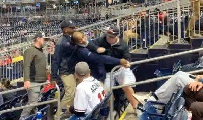 Washington DC firefighter on leave after assaulting usher at Nationals game: 'Completely unacceptable'