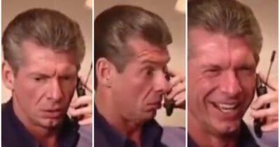 WWE: Vince McMahon in hysterics after breaking character thanks to legend