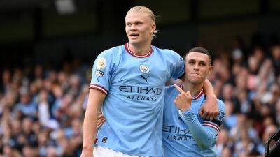 Kevin De-Bruyne - Anthony Martial - Jack Grealish - Bernardo Silva - Scott Mactominay - David De-Gea - Diogo Dalot - Nathan Ake - Phil Foden - Manuel Akanji - Hat-tricks for Haaland and Foden as City thump United - rte.ie - Manchester