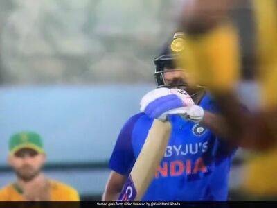 Watch: Rohit Sharma Baffled By Umpire's Decision To Not Give A Wide, Asks For DRS