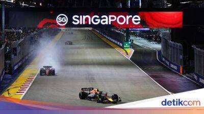 Max Verstappen - Lewis Hamilton - Sebastian Vettel - Sergio Perez - Charles Leclerc - Daniel Ricciardo - Carlos Sainz - Pierre Gasly - F1 GP Singapura: Sergio Perez Juara, Verstappen Gagal Kunci Titel - sport.detik.com