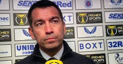 Gio van Bronckhorst in scathing Rangers verdict as boss insists stars failed to deliver his pre match demand