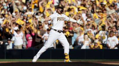 Padres rally to defeat Nola, Phillies to tie NLCS 1-1