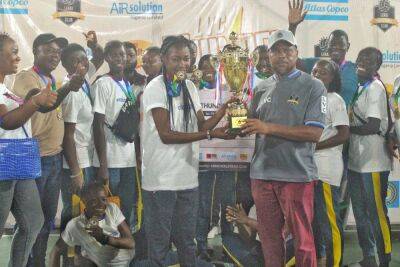 Keystyle Travels lift 2022 LVC Thunder volleyball trophy - guardian.ng - Nigeria -  Lagos