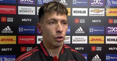 "I want to cry" - Lisandro Martinez explains why he was emotional after Manchester United beat Tottenham