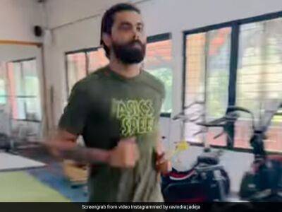 Watch: Ravindra Jadeja's Post On Rehab Training Goes Viral
