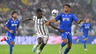 Soccer-Under-pressure Juventus cruise to 4-0 win over Empoli