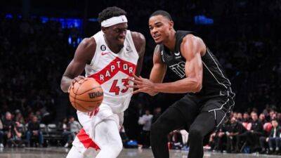 Siakam's triple-double not enough as Raptors fall to Nets