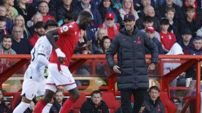 Soccer-Klopp struggles to explain Liverpool loss at Forest