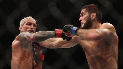 Mixed Martial Arts-Makhachev chokes out Oliveira to claim UFC lightweight crown