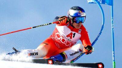 Alpine skiing-Swiss Odermatt clinches win in giant slalom World Cup opener