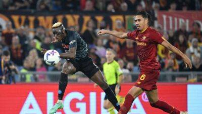 Rui Patricio - Tanguy Ndombele - Napoli's winning streak continues with 1-0 win at Roma - channelnewsasia.com