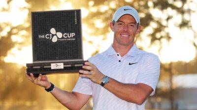 McIlroy returns to No. 1 with win at CJ Cup