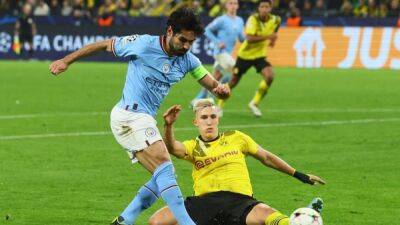 Pep Guardiola - Stefan Ortega - Mats Hummels - Soccer-Dortmund draw 0-0 with Manchester City to join them in knockout stage - channelnewsasia.com - Britain - Manchester - Germany - Norway