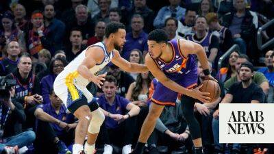 Devin Booker - Andy Murray - Stan Wawrinka - Booker sparks Suns over Warriors as Thompson ejected - arabnews.com - Los Angeles - Saudi Arabia