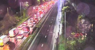 Crash causes long delays on the A470