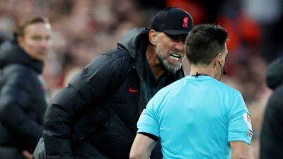 Soccer-Liverpool boss Klopp fined for Man City outburst