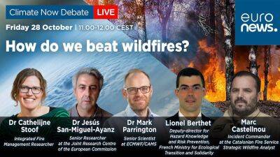Climate Now Debate 2022: How do we beat wildfires? - euronews.com - Britain - France - Netherlands - Spain - Eu