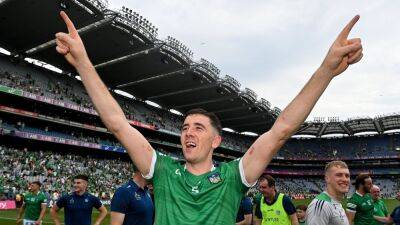 Diarmaid Byrnes pinching himself after Hurler of the Year award