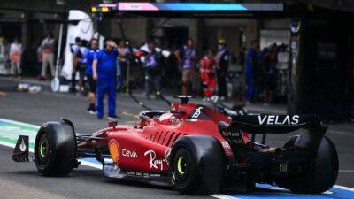 Motor racing-Leclerc crashes in second Mexican practice