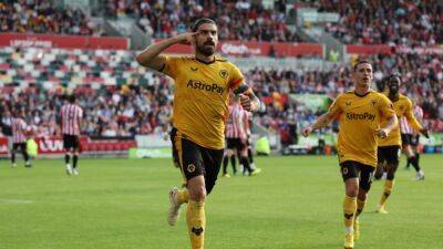 Neves earns Wolves a point at Brentford but Costa sent off