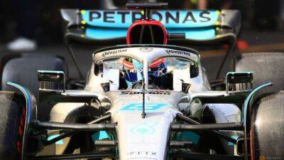 Motor racing-Russell leads Mercedes one-two in final Mexican practice